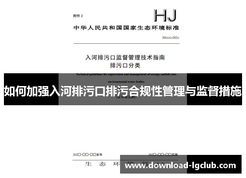 如何加强入河排污口排污合规性管理与监督措施