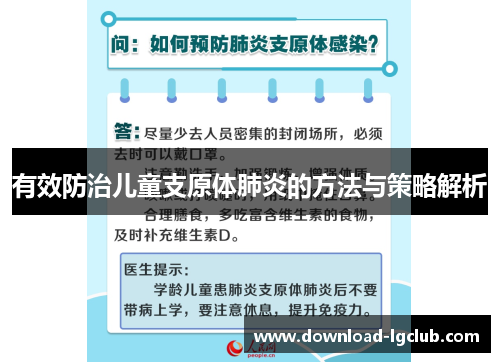 有效防治儿童支原体肺炎的方法与策略解析