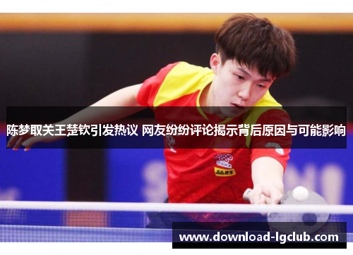 陈梦取关王楚钦引发热议 网友纷纷评论揭示背后原因与可能影响